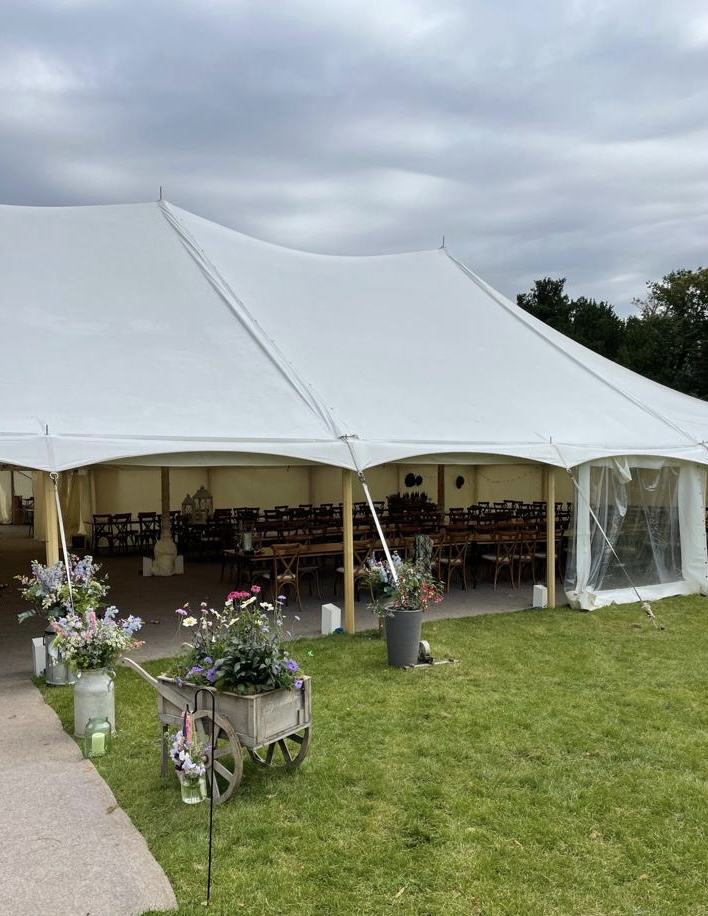 Wooden Pole Marquee